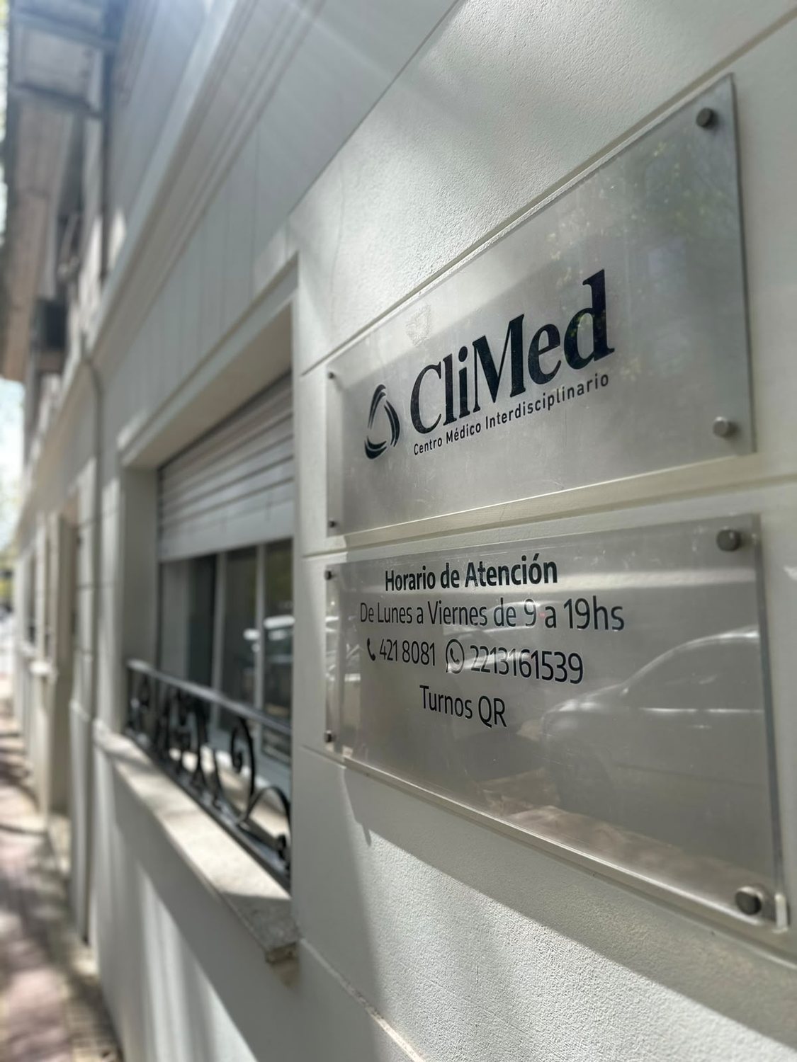Cartelería institucional de Climed